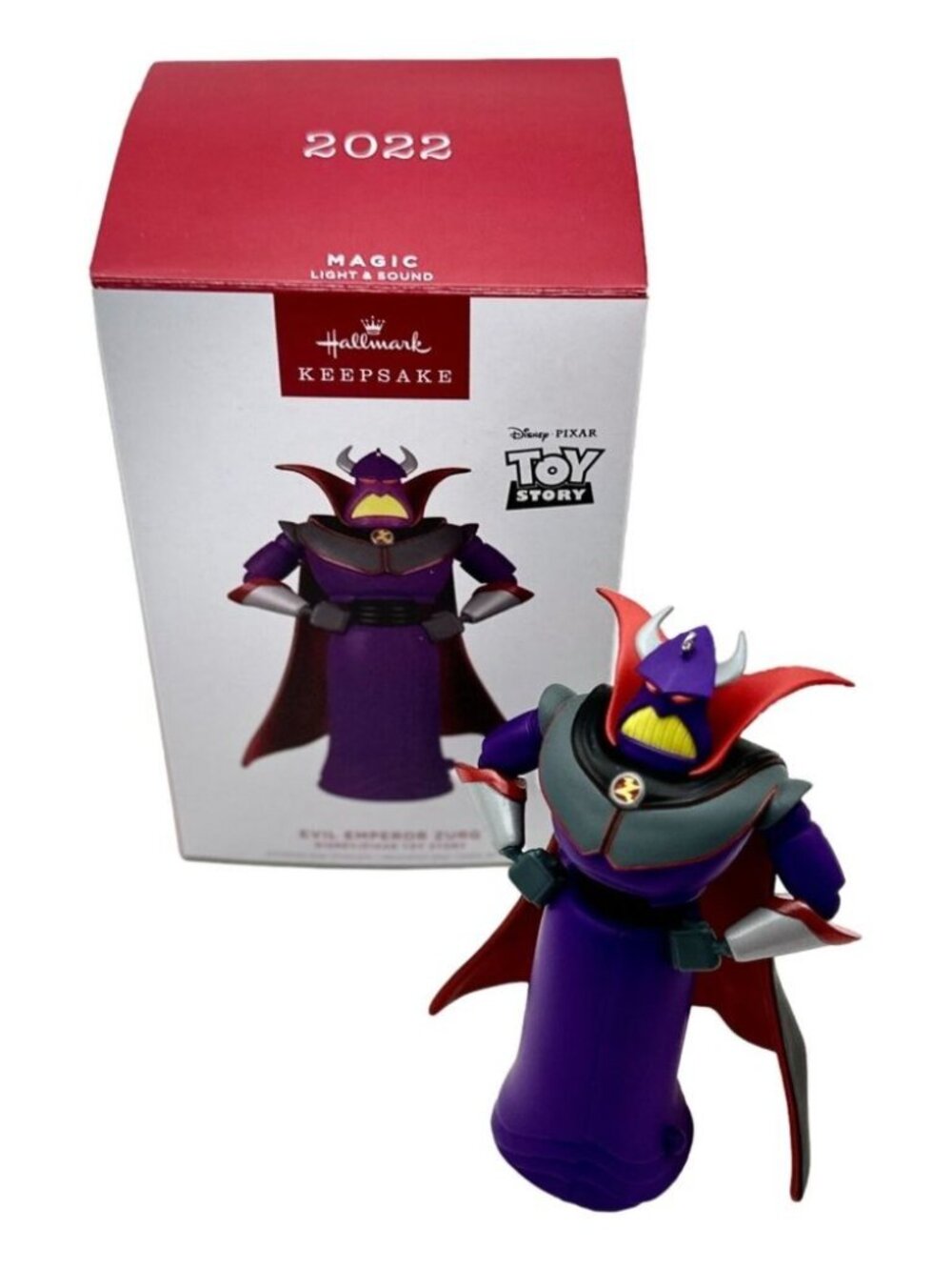 Hallmark Keepsake Xmas Ornament Toy Story Emperor Zurg Magic Light Sound New
